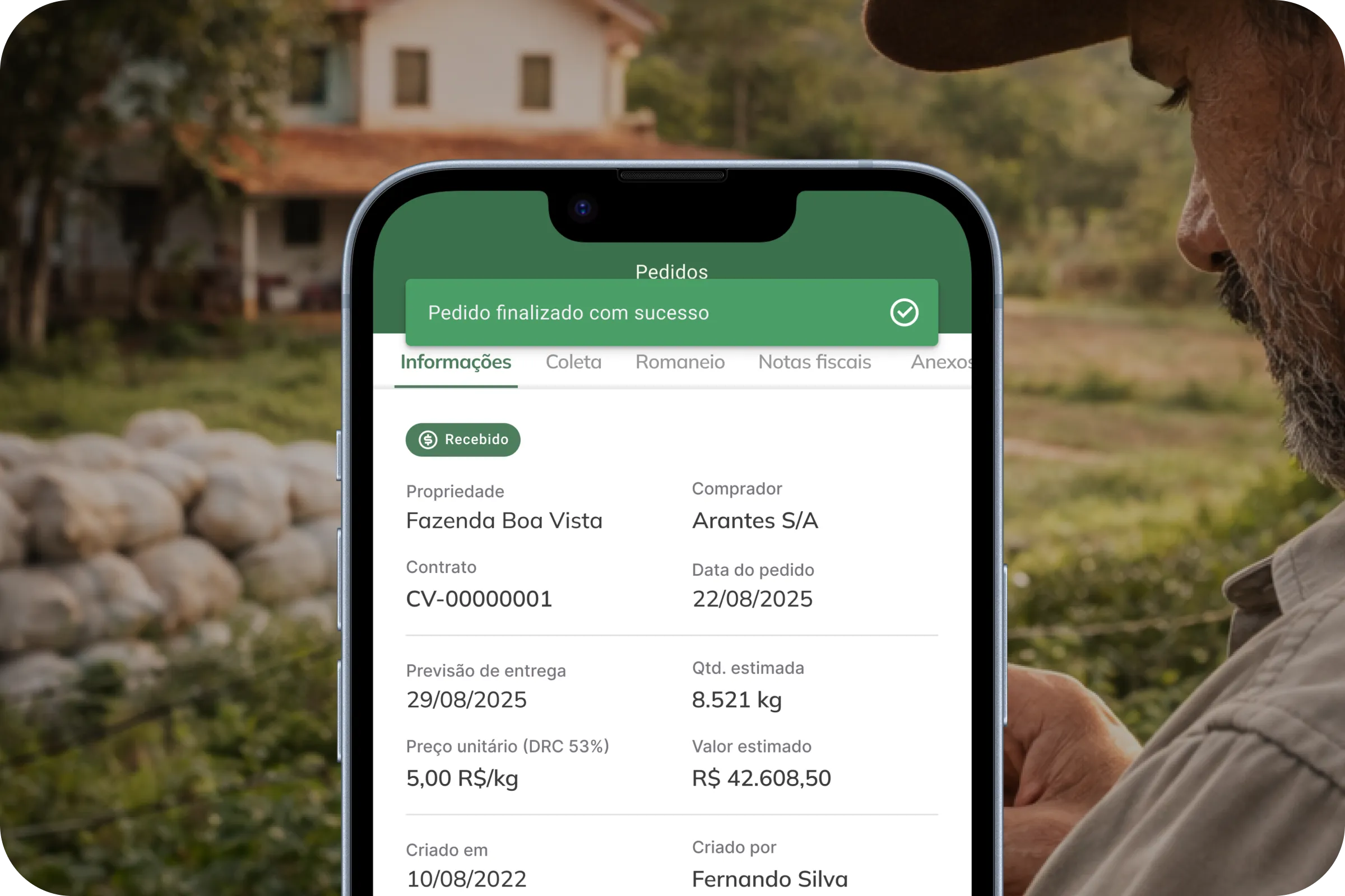 Apontamento de sangrias