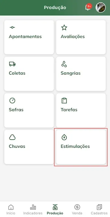 Iniciar criação de ciclo Iniciar criação de ciclo