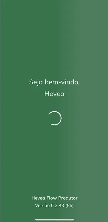 Criar conta - logando no app