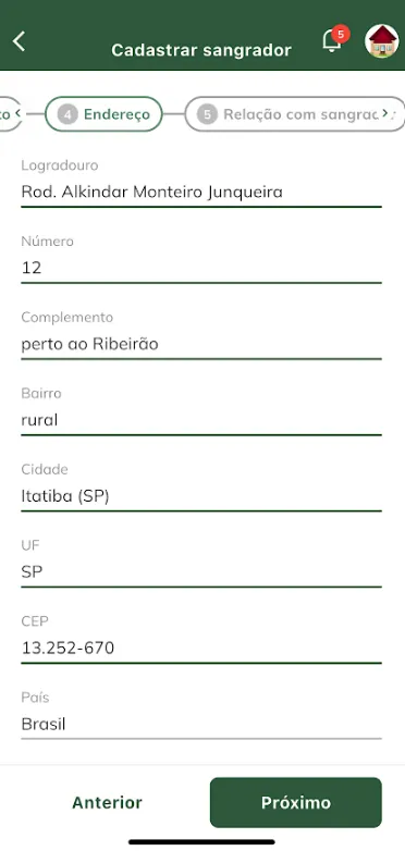 Endereço do novo sangrador Endereço do novo sangrador