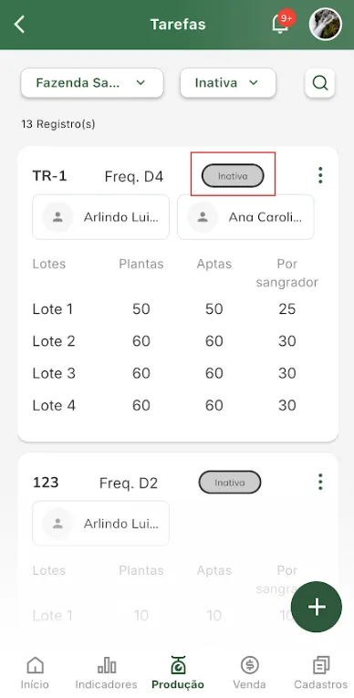 Confirmar inativação do plano