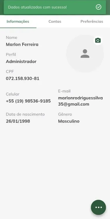 Iniciar cadastro de sangrador