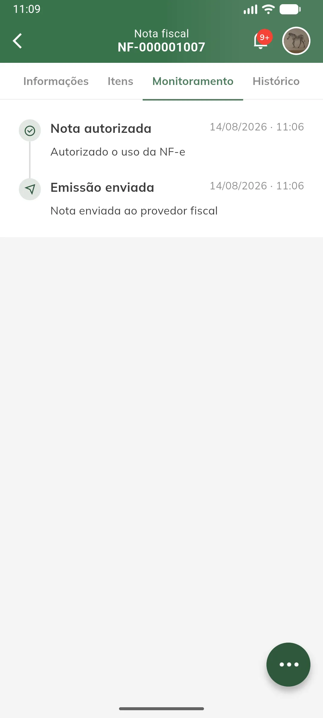 Aba Monitoramento