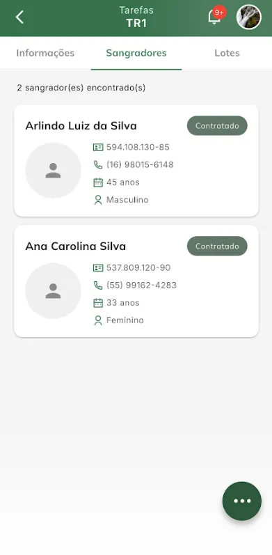 Exibir tarefa - Sangradores