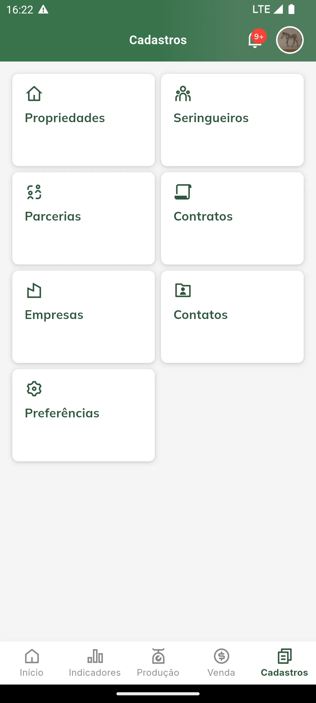 Acessar o módulo de contratos