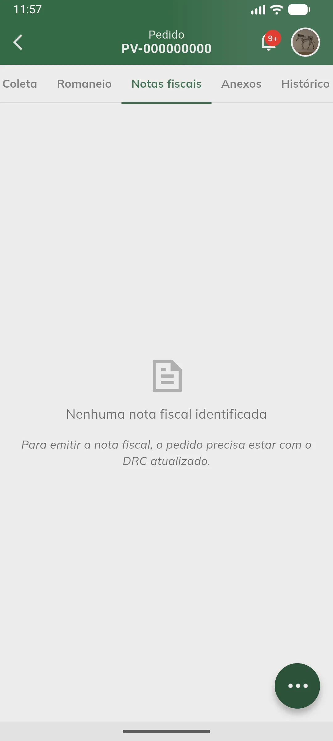 Emissão bloqueada pelo DRC