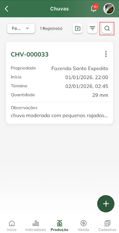 Ícone de pesquisar chuva