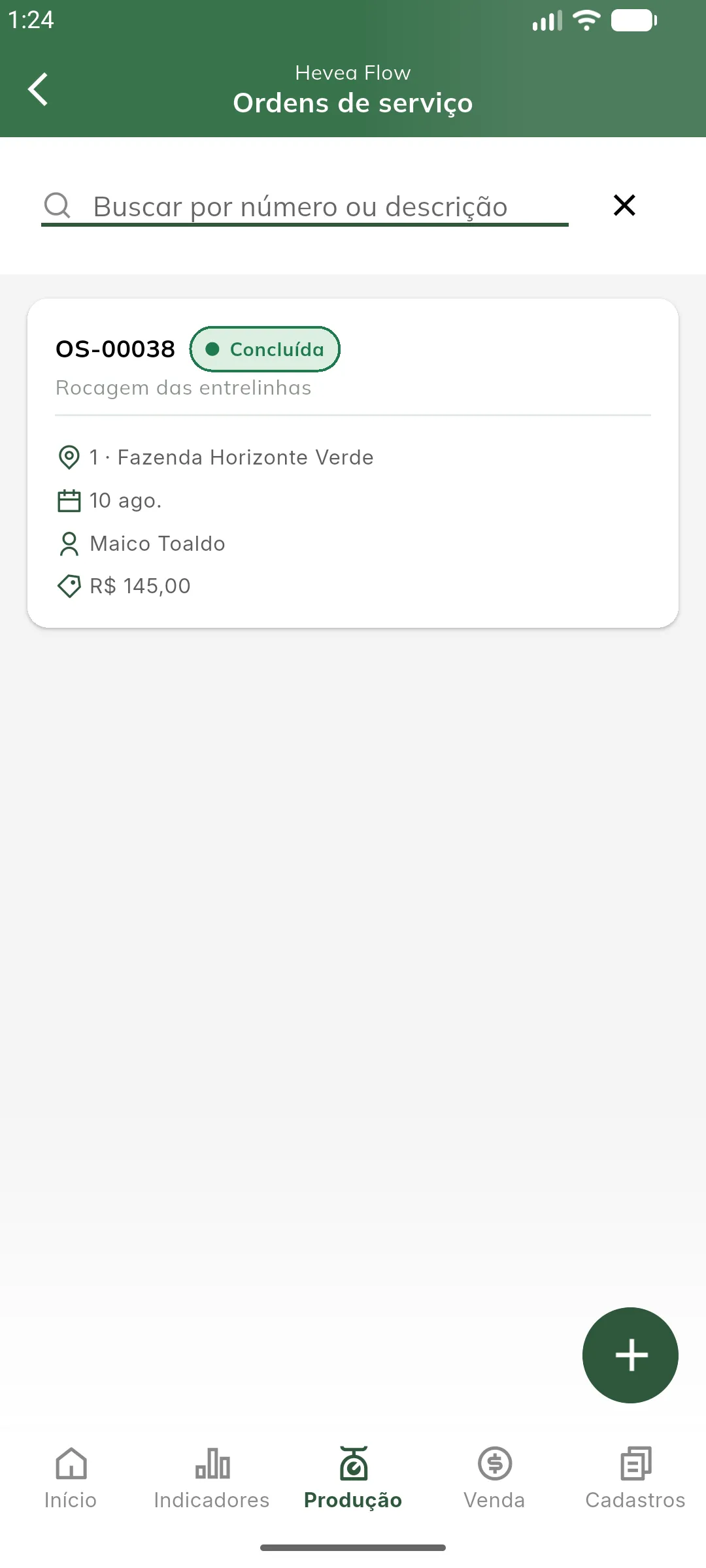 Pesquisa de OS