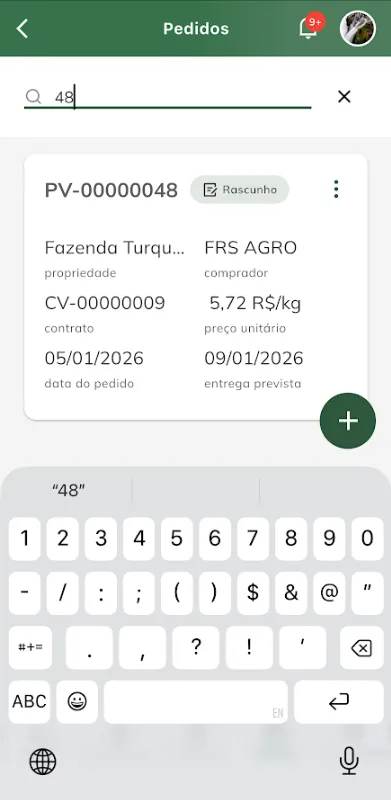 Pesquisar pedido de venda